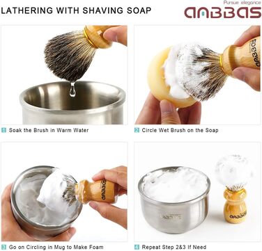 Набір щіток для гоління Anbbas1
