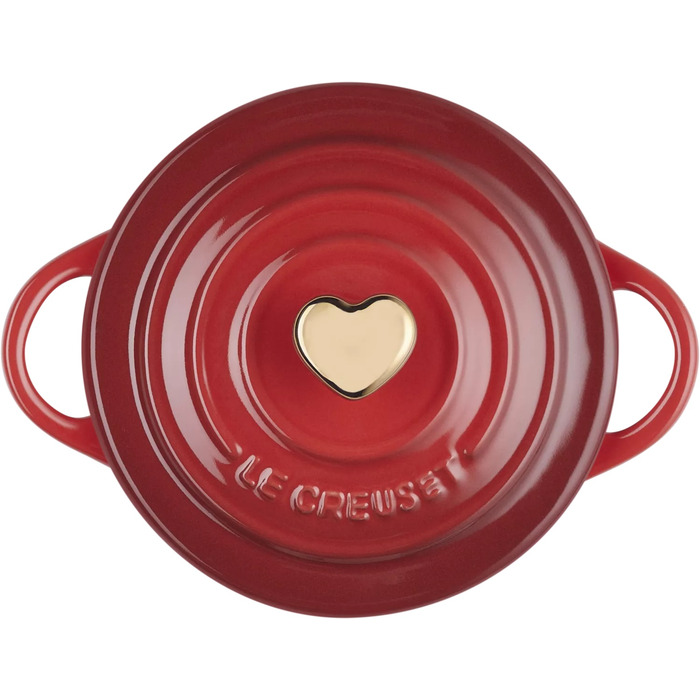 Міні-кокотниця з кришкою 0,25 л Heart Le Creuset