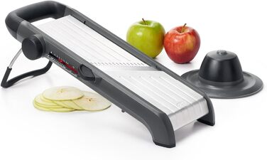 OXO Good Grips Професійний овочевий та фруктовий слайсер 2.0 з японської сталі, сірий, для кухні