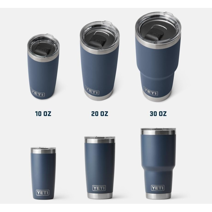 Термос YETI Rambler з кришкою MagSlider, 296 мл, колір Moon Dust