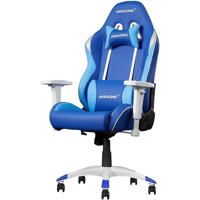 Крісло AKRacing Gaming Chair California, штучна шкіра, 5 років гарантії (Tahoe, синій)