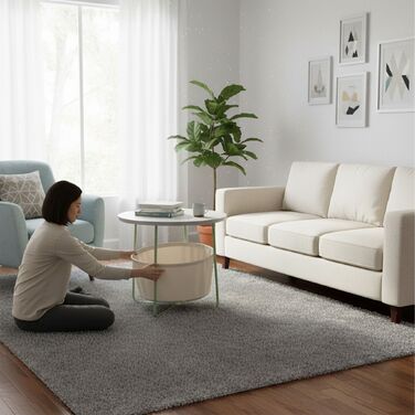 Relaxdays: Приставний столик з кошиком