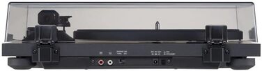 Програвач вінілу Teac TN-280BT-A3 з Bluetooth, алюмінієвим диском, ремінним приводом, ММ фонокоректором, корпусом з MDF, чорний