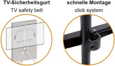 Підставка для телевізора My Wall HT22L: регульована висота, поворотна, для телевізорів 32-75 дюймів (81,3-190,5 см), дерев'яний дизайн
