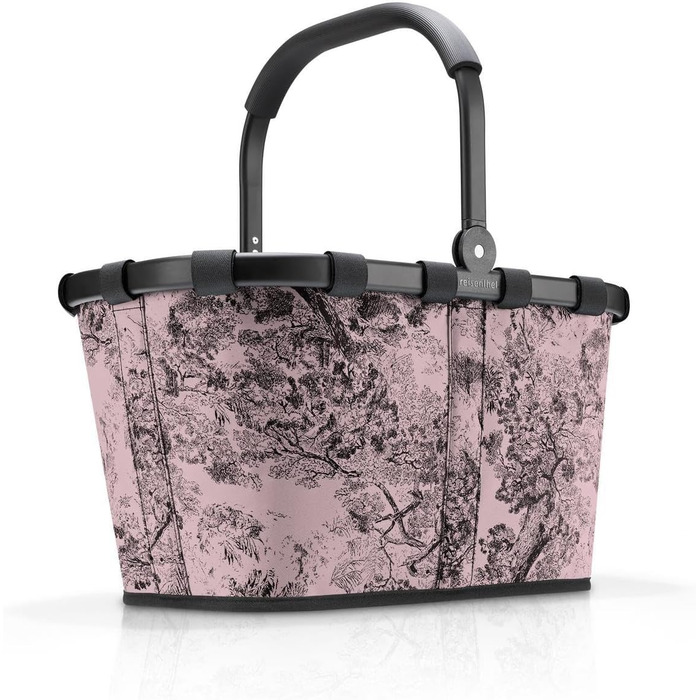 Сумка-шопер Reisenthel Carrybag з великим об'ємом та внутрішньою кишенею – елегантний та водовідштовхуючий дизайн (Jacquard Rose, Single)