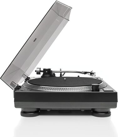 DJ-програвач Dual DTJ 301.1 USB, 33/45 об/хв, пітч-контроль, магнітна голівка, підсвітка голки, чорний