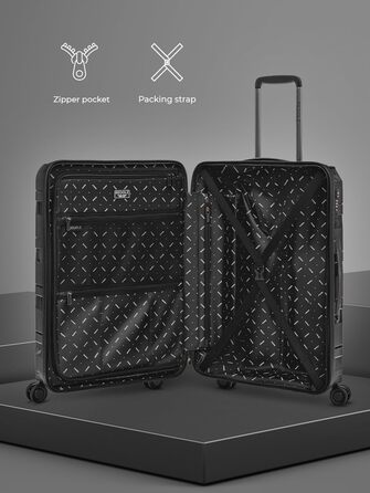 Візок REDOLZ Hard Shell 67см Поліпропілен 4-Дві котушки та TSA (Essentials 10)