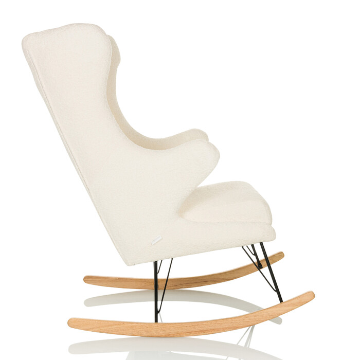 Крісло-шезлонг MAPOON, оббивка Bouclé, білий колір, hjh LIVING