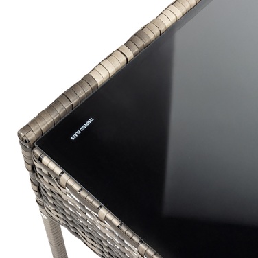 Комплект садових меблів Rino з ротанга, бежевий, 4 предмети