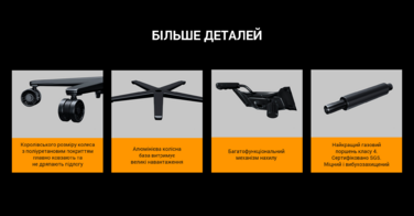 Крісло ігрове Anda Seat Kaiser Frontier XL Dark Gray Fabric