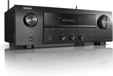 Стереоприймач Denon DRA-800H, Alexa, 5 HDMI, Фоно, Bluetooth, WLAN, DAB, AirPlay 2, HEOS, Чорний