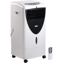 Кімнатний охолоджувач повітря Sichler Household Appliances охолоджувач повітря 3в1, зволожувач та іонізатор, 20 л, 150 Вт, 800 мл/год (осциляційний кондиціонер, осциляційний охолоджувач повітря, кондиціонер без витяжного шланга)