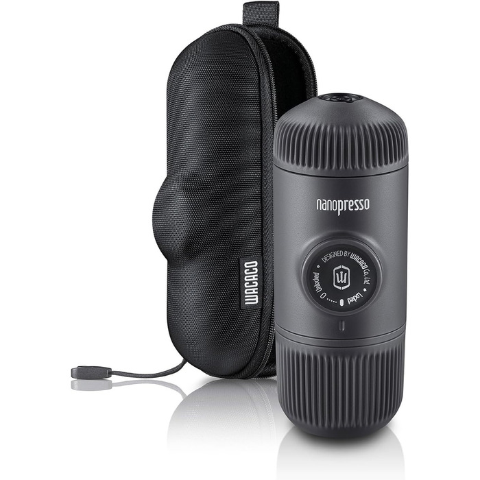 WACACO Nanopresso: портативна кавомашина для еспресо, чорна, 80 мл