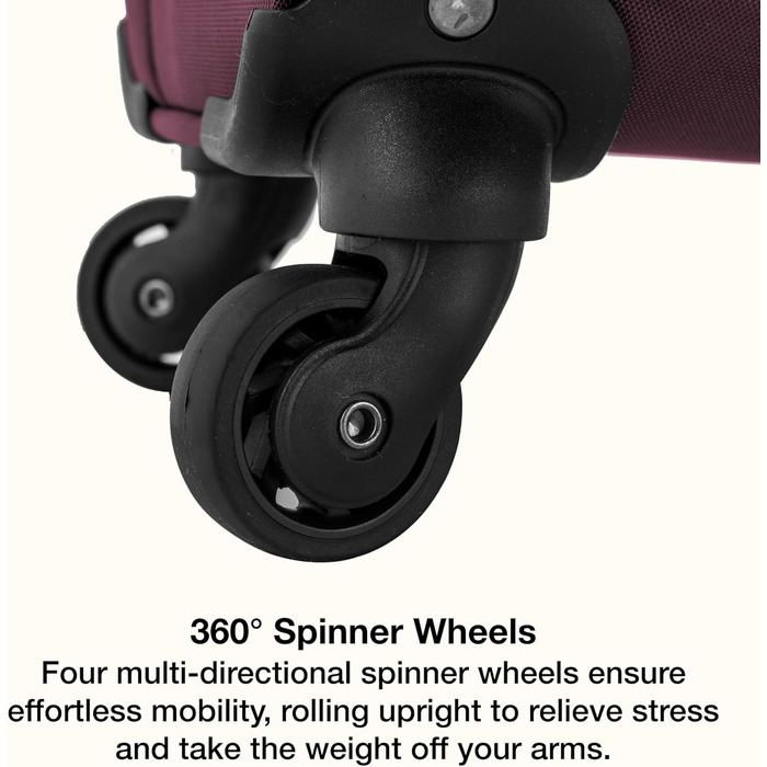 Чемодан U.S. Traveler Anzio Softside Розширюваний Spinner, 22 дюйми, блакитно-зелений