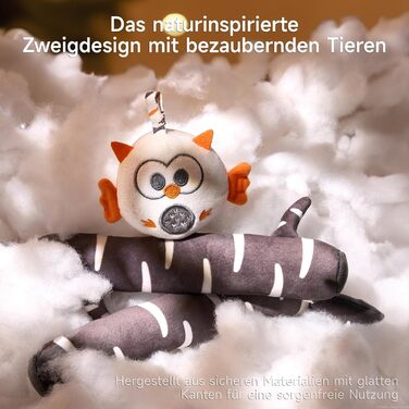 Мобіль для ліжечка TUMAMA 3 в 1 з проєкцією та музикою, іграшки для малюків від 0 до 12 місяців