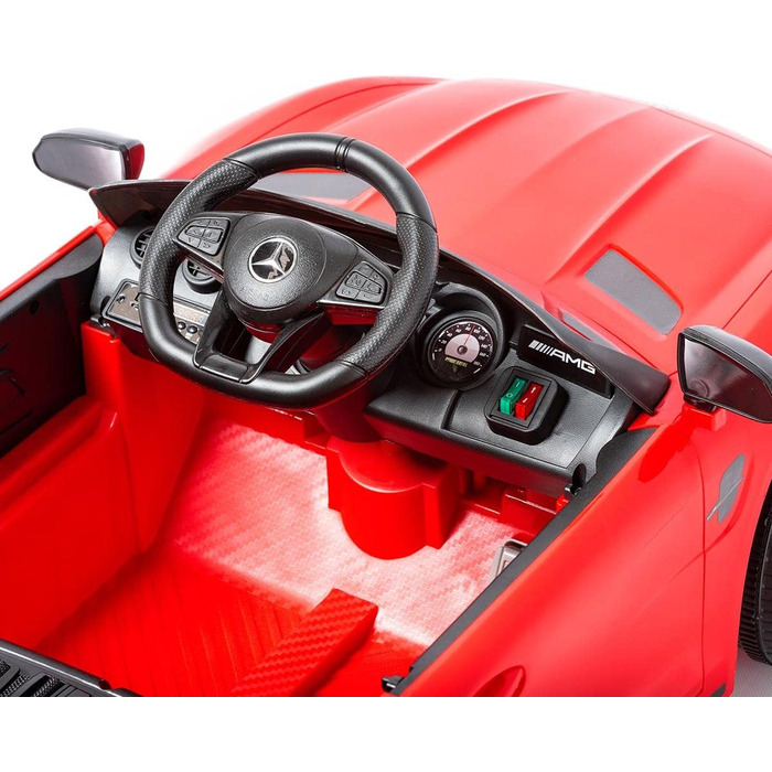 Дитячий електромобіль Mercedes GTR Mini з акумулятором 12V, червоний
