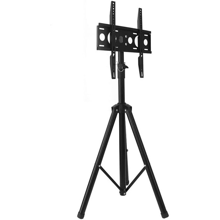 Штатив для телевізора YFLY: регульована висота, для плоских екранів 81-139.7 см, чорний
