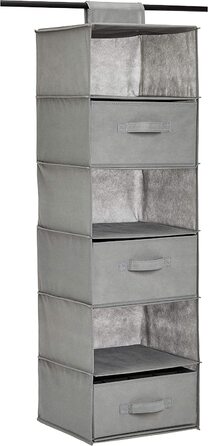 Підвісна полиця-органайзер для шафи з 3 висувними ящиками, 6 відділеннями