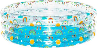 Дитячий надувний басейн Bestway Rainbow Splash, 150×53 см