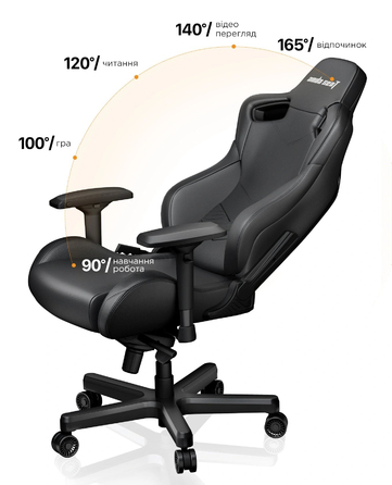 Крісло ігрове Anda Seat Kaiser 2 Black Size XL