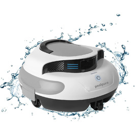 POOLPURE робот-пилосос для басейну, бездротовий, подвійний мотор, сенсор Hall, LED-дисплей, автостоянка, IPX8 водонепроникний