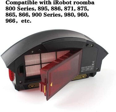 Комплект фільтрів HEPA для пилососа iRobot Roomba серії 800, 900, 12 шт.