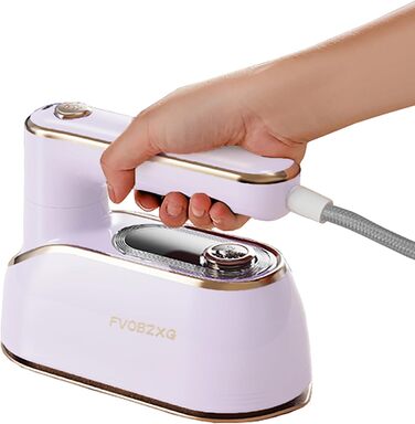 Праска парогенератор Mini, 1200 Вт, складана, для подорожей, керамічна підошва, швидкий нагрів, біла