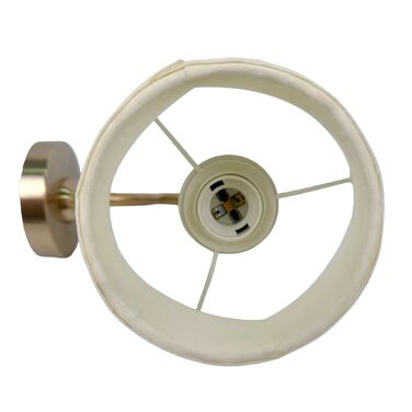 Relaxdays: Вуличний бра з абажуром з тканини