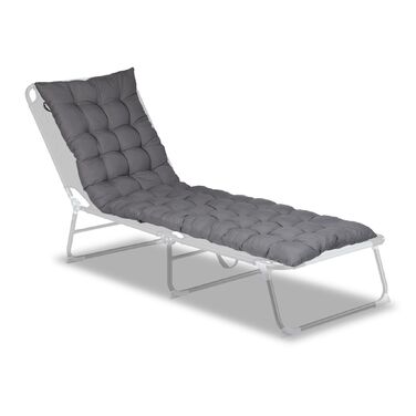 Relaxdays Накладка на банкетку сірого кольору