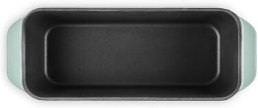 Форма для випічки Springlane з чавуну з кришкою 3L, емальована, для хліба, паштетів та запіканок, 33,5 x 13 см, м'ятного кольору