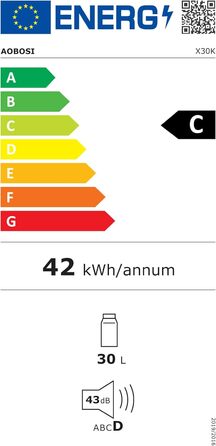 AAOBOSI Компресорна холодильна сумка Dual Zone, 30L, оливковий, 12V/230V для авто, кемпінгу та риболовлі