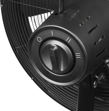 Вентилятор на п'єдесталі Tristar VE-5929 40 см сучасний дизайн чорний матовий