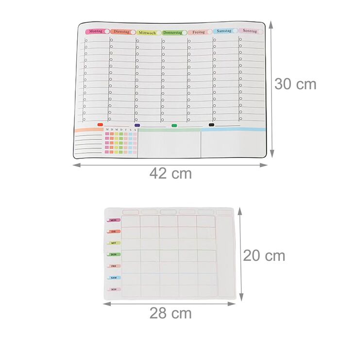 Набір магнітних дошок Relaxdays (3 шт.)