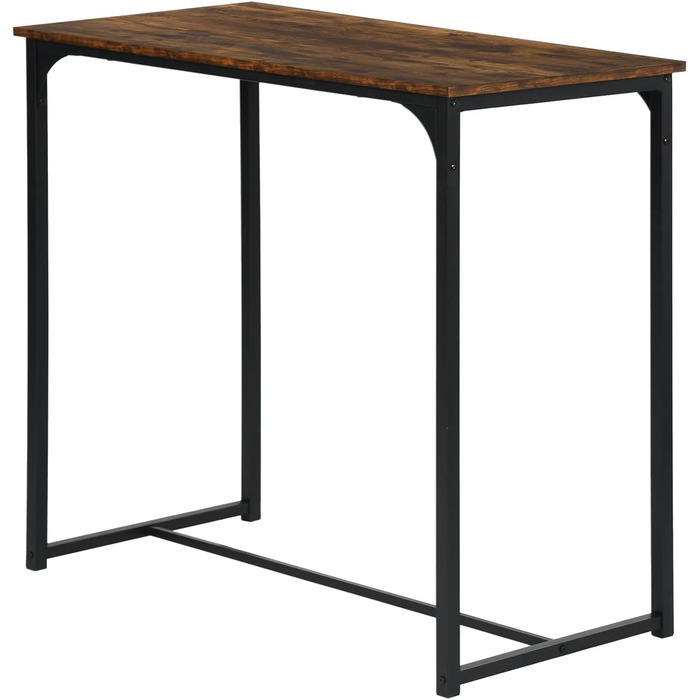 Набір кухонних меблів: стіл та 4 табурети (колір: коричневий)