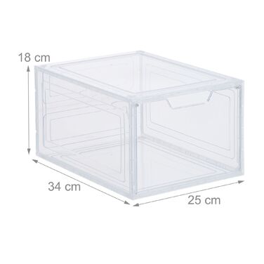 6 коробок для взуття Relaxdays