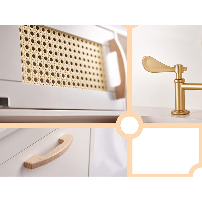 Дерев'яна дитяча кухня з мийкою, духовкою та витяжкою, з сосни та берези (Модель 2)