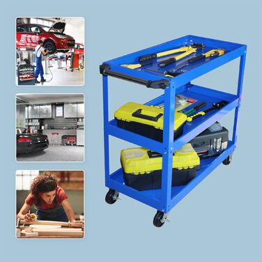 Робочий візок Relaxdays з 3 ящиками