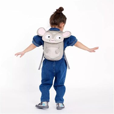 Маленькі дитячі рюкзаки Monkey Tooth Unisex Kids Friend (Tonie Mouse - Grey)