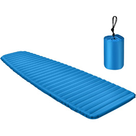 Кемпінговий килимок COSTWAY товщиною 7,5 см, 197 х 63 см спальний килимок невеликого розміру упаковки, ультралегкий, водонепроникний, в т.ч. сумка для перенесення, надувний надувний матрац для кемпінгу, подорожей, походів
