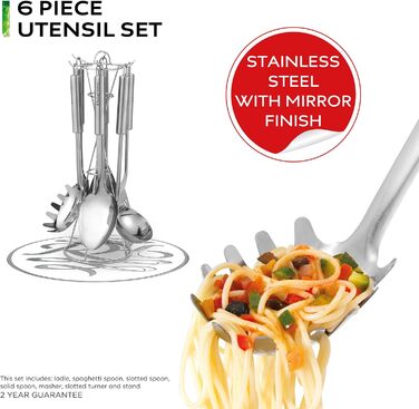 Набір кухонних аксесуарів Russell Hobbs RH00123 з нержавіючої сталі (6 шт.)