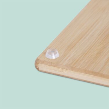 Дерев'яна обробна дошка Relaxdays з бамбука з жолобом для соку