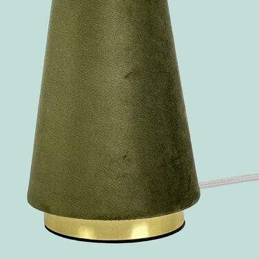 Лампа настільна Relaxdays з абажуром з оксамиту