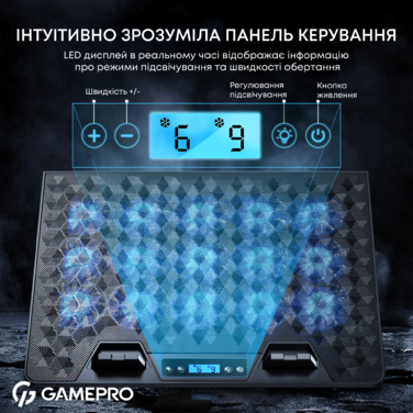 Підставка для охолодження ноутбука GamePro (CP1140)