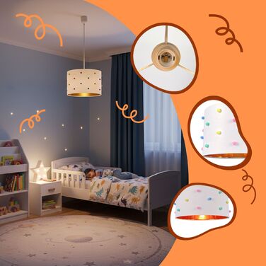 Лампа-підвісниця Relaxdays для дитячої кімнати 