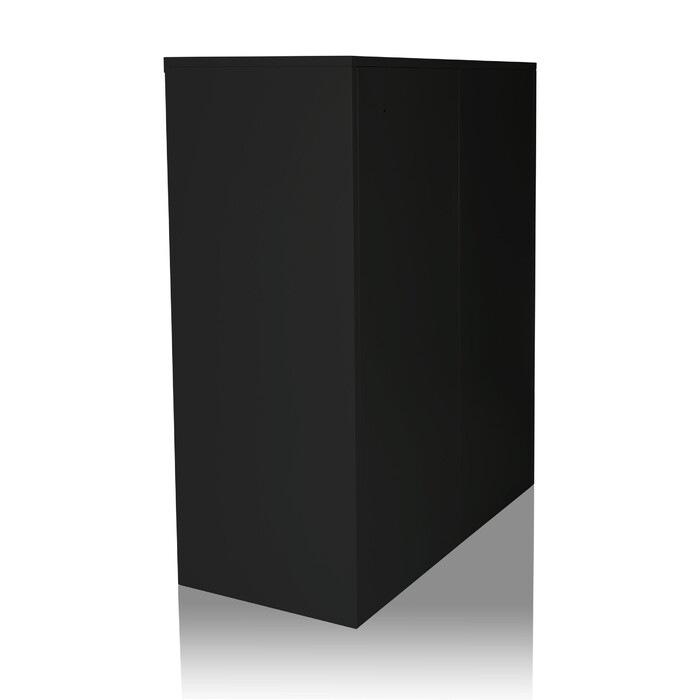 Шафа для документів COLOR AS, 105 x 90 x 40 см, металева, чорна, hjh OFFICE