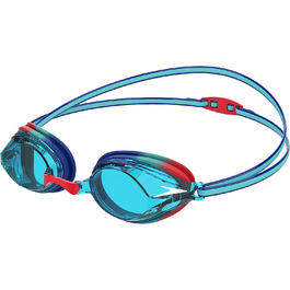 Окуляри для плавання Speedo Unisex Junior Vengeance (комплект з ), один розмір підходить всім, синій / червоний