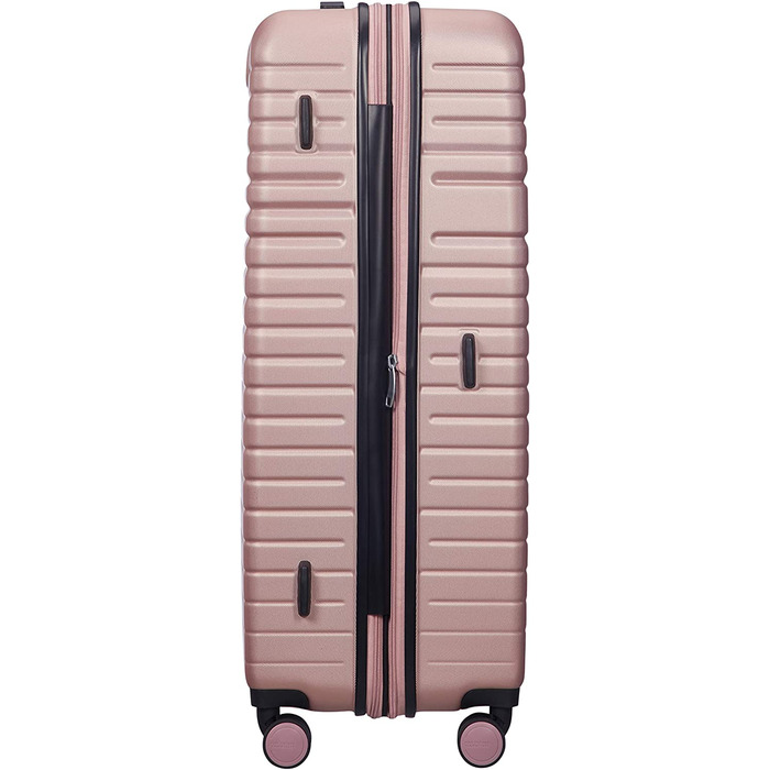 Валіза American Tourister Aero Racer Spinner 68, що розширюється, 75,5 л, Jet Black/Rose Pink