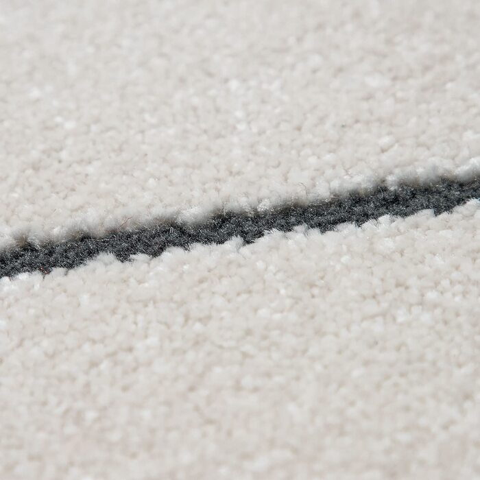 Домашній килим Paco з коротким ворсом для передпокою, спальні, Сучасний скандинавський ромбоподібний візерунок, розмір колір (80x150 см, білий 2)