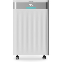 Зволожувач повітря Venta AD100 з іонізатором, 20 л/день, бак 4,5 л, для приміщень до 40 м²/100 м³, автоматичне регулювання вологості, режим сушіння білизни, R290, білий