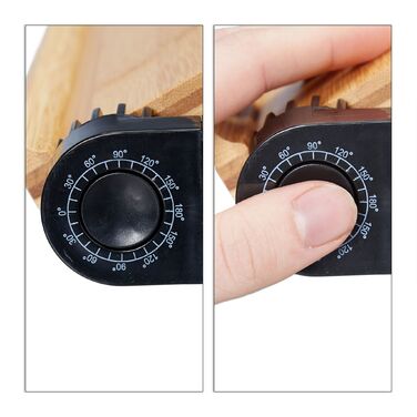 Підставка для ноутбука Relaxdays з бамбука та алюмінію